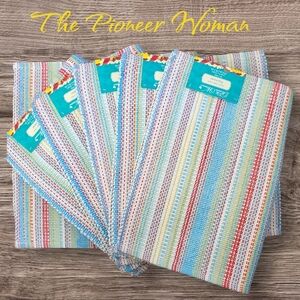 NEW! The Pioneer Woman Stripe Placemats (6)